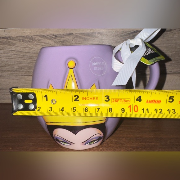 Super Cute Disney Villains purple ceramic Villains EVIL QUEEN mug by Rae Dunn. - Picture 13 of 13